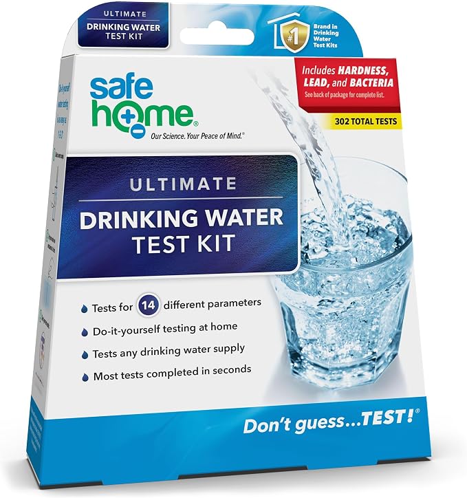 Safe Home® 14-in-1 DIY Drinking Water Test Kit – Includes The #1 Selling Lead & by SafeHomeWaterQualityTestKits