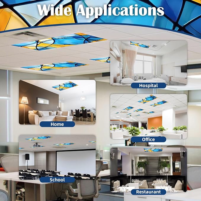 ANGSYLTH 2 Pcs Fluorescent Light Covers - Image 5