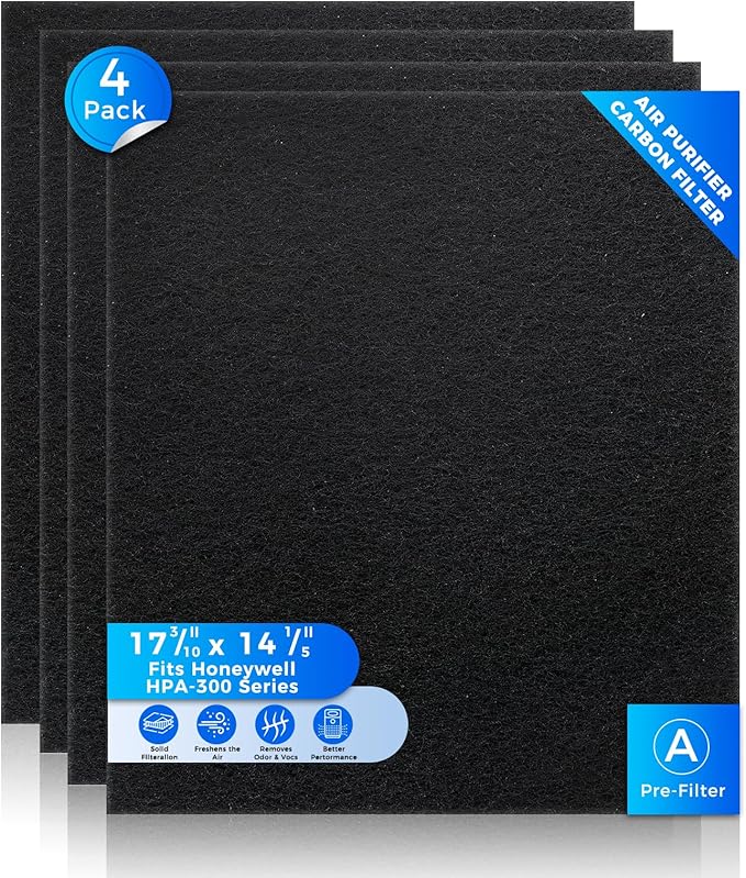 4 Pack HRF-A300 Pre HEPA Air Purifiers by Musslan