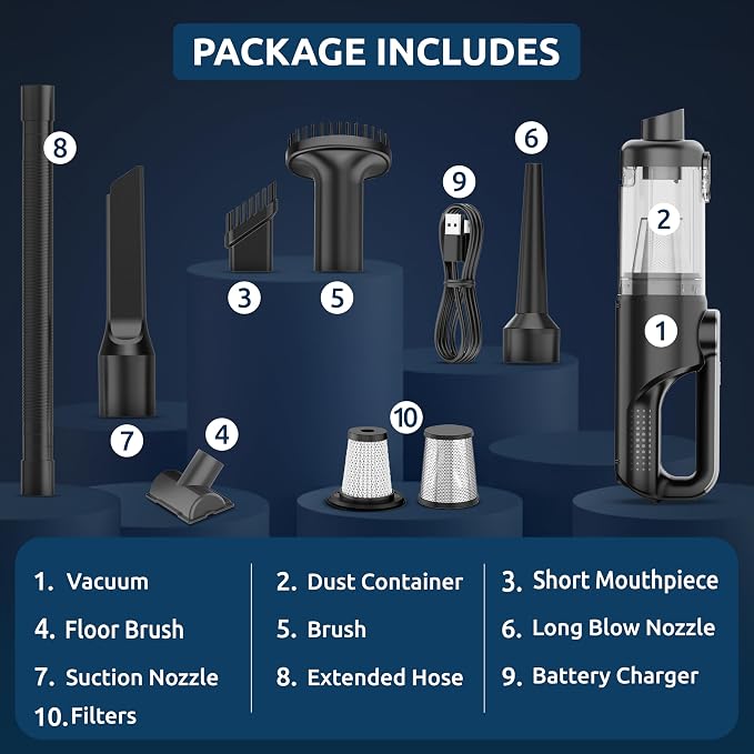 Handheld Vacuum Cordless Vacuum Cleaner - Image 8
