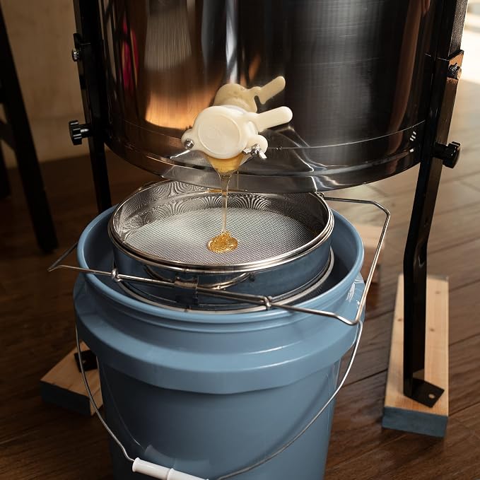 VIVO Stainless Steel Honey Strainer Double Sieve, Bee Keeping Equipment Filter - Image 7
