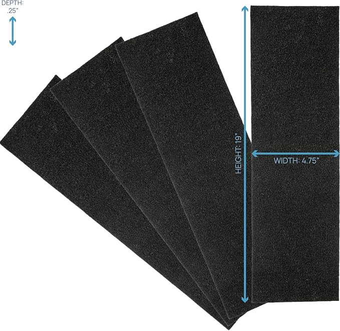Filter Bros Carbon Filter C 4Pack Replacement Fits GermGuardian FLT28CB4 - Image 2