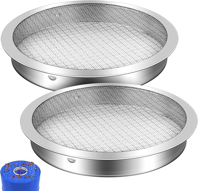 6" Rain Barrel Screen Aluminum, Rain Barrel Filter Rainwater Collection System by Unknown