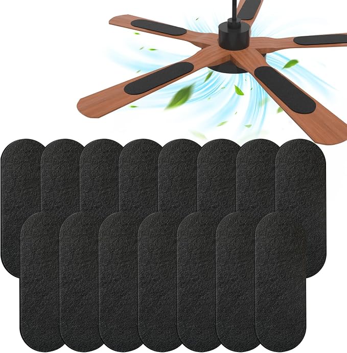 15pcs Ceiling Fan Filters for Blades Easy-Stick Strong Fixity Activated Coconut by Unknown