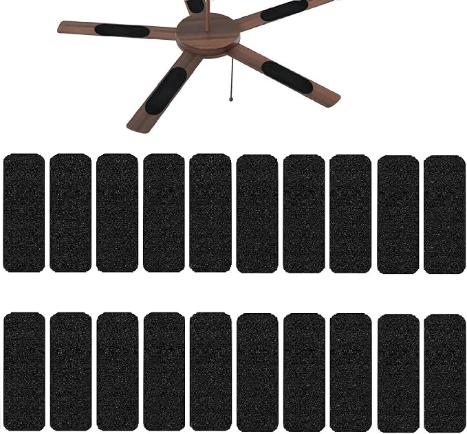 20 Pack Ceiling Fan Filters for Blades, Strong Activated Coconut Carbon Filter by inYYTer