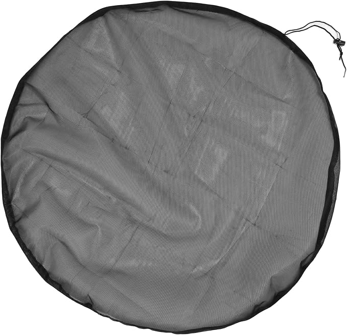 Rain Mesh Cover, Mesh Cover for Rain Barrels, Drawstring Leaf Filter Water - Image 5