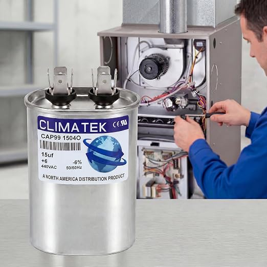 ClimaTek 15 MFD 370/440 Volt VAC Run Oval Capacitor CAP99-1504O - Image 4