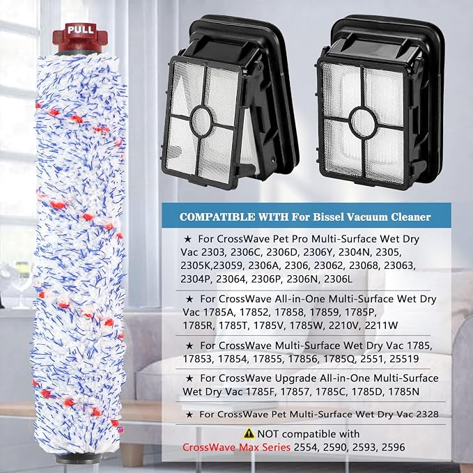 Replacement Brush Roller and Filters - Image 2