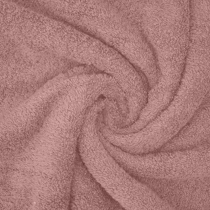DAN RIVER Pack of 1 Bath Sheet 40x80 Inches, Oversized Towels for Adults, Quick Dry Plush Bath Towels - Dusty Rose