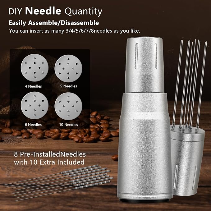 WDT Tool Espresso Distributor Accessory kit &1.7mm Thickness 150μm Mesh Puck - Image 3