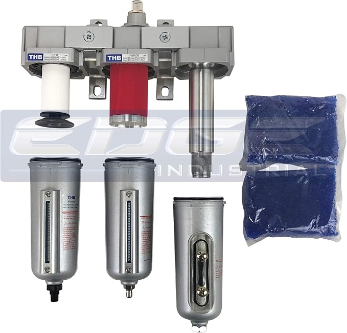 3 STAGE, INDUSTRIAL GRADE IN-LINE COALESCING FILTER & DESICCANT AIR DRYER - Image 3