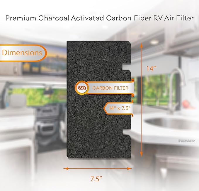 RV Premium Charcoal Activated Carbon Fiber Air Conditioner Filter - Image 4