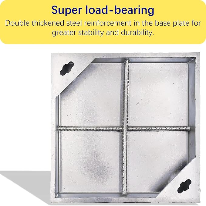 16x16 in Invisible Stainless Steel Manhole Cover and Frame - Image 4