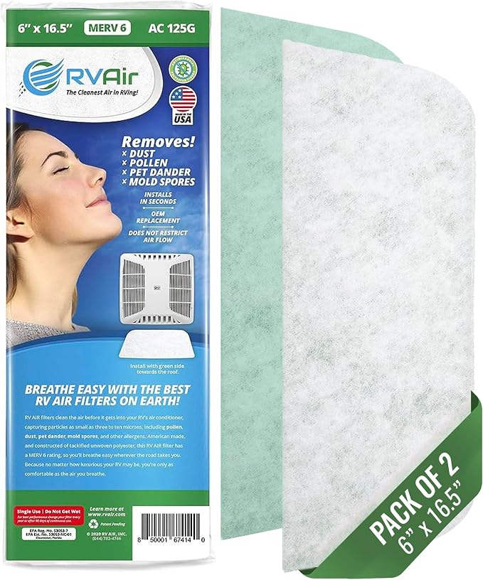 AC Filter - Air Conditioner Replacement Filters - RV Air Cleaner - Camper by RVAair