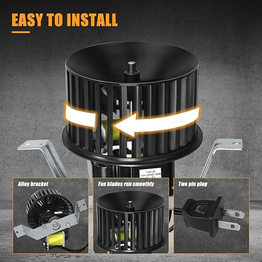 Upgrade 85598000 Bathroom Exhaust Vent Fan Motor Assembly Compatible - Image 5