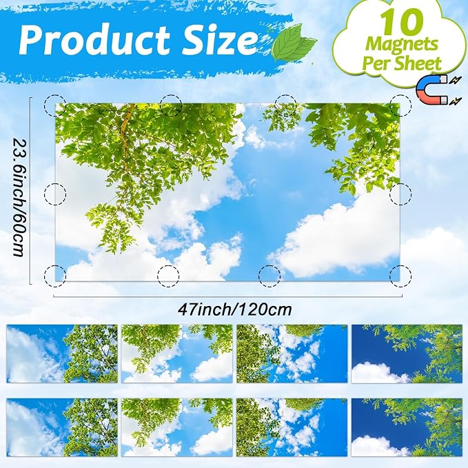 8 Pcs Fluorescent Light Covers - Image 2