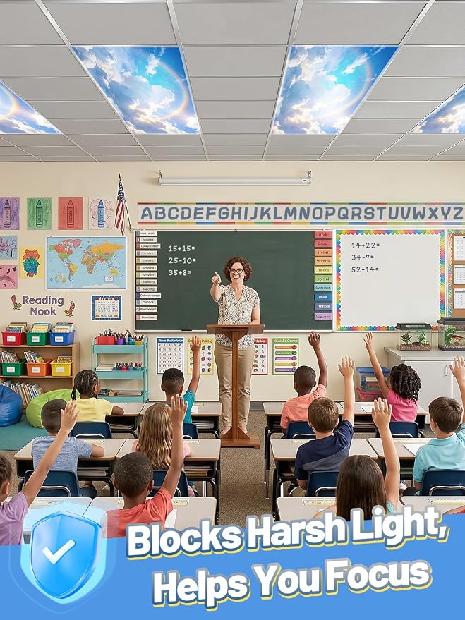 Fluorescent Light Covers with 10 Strong Magnets - Image 6