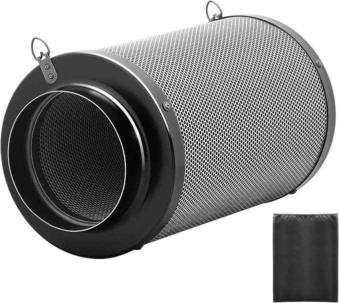 iPower 6" Air Carbon Filter for Inline Duct Fan, Intake and Exhaust Fans by iPower
