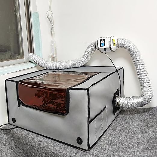 Powerful 3 Inch Inline Duct Ventilation Fan AC Vent Blower Exhaust Fan w/ 1.5M - Image 2
