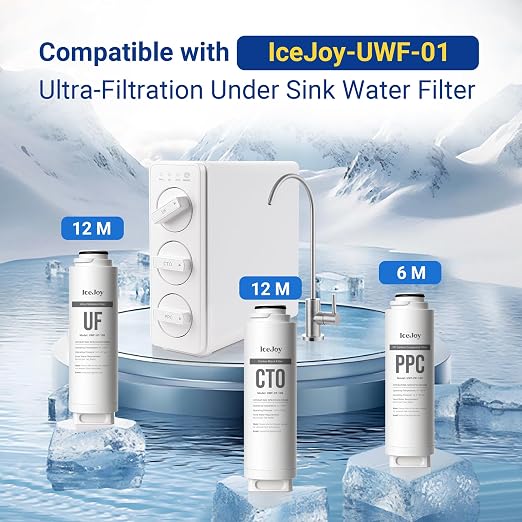 IceJoy CTO Under Sink Water Filter, - Image 2