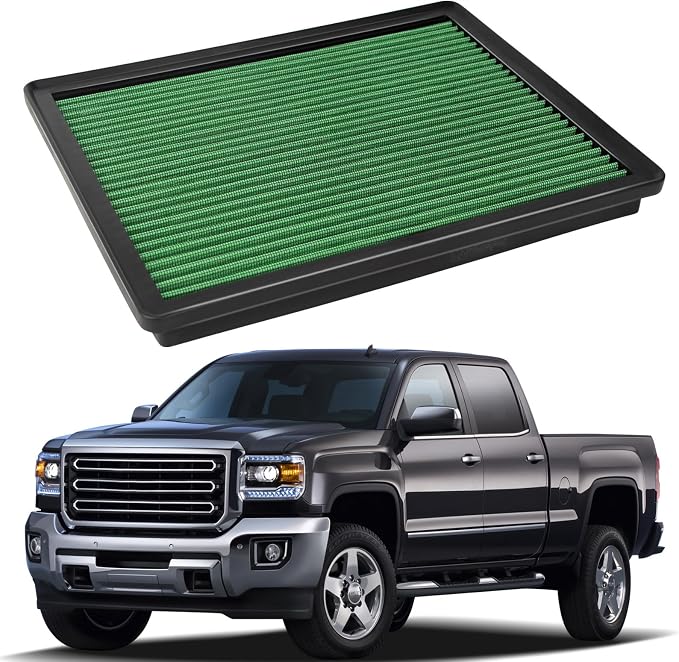 High Performance Engine Air Filter Washable & Reusable Increase Power Compatible by WelcometoKNSPEC