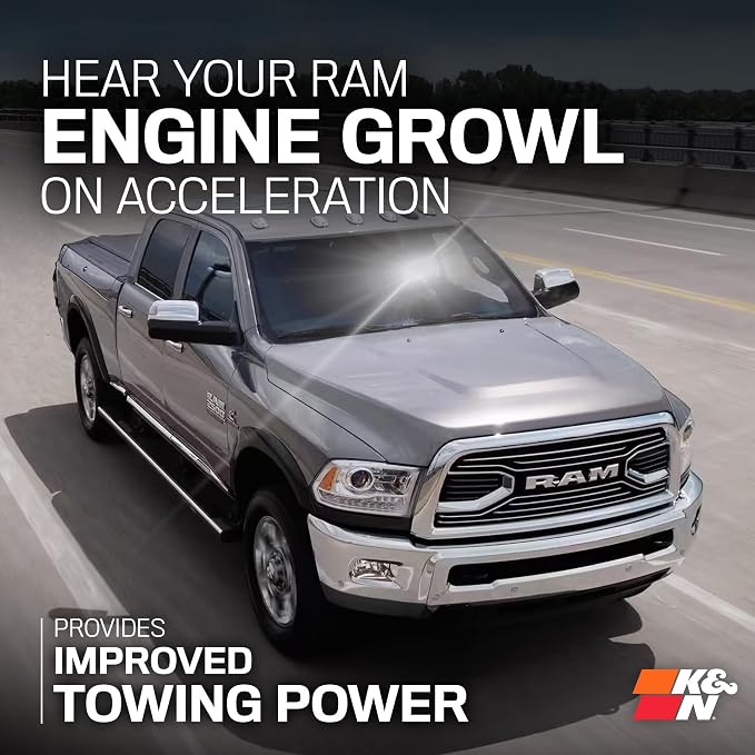 K&N Cold Air Intake System: High-Flow Air Filter, Increase Performance & - Image 7