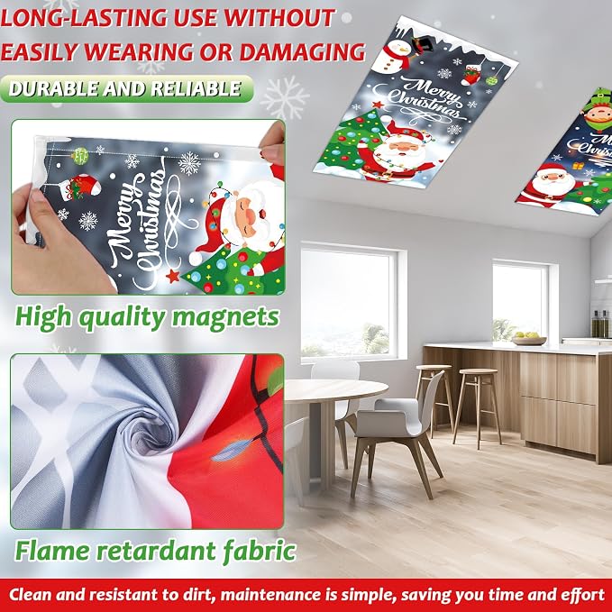 8 Pcs Fluorescent Light Covers - Image 3