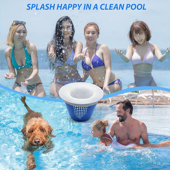 40-Pack Pool Skimmer Socks, Ultra Fine Mesh Screen Skimmer Filter Socks - Image 6