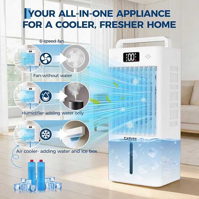 GarveeHome 2.6 GAL Swamp Cooler - Image 2