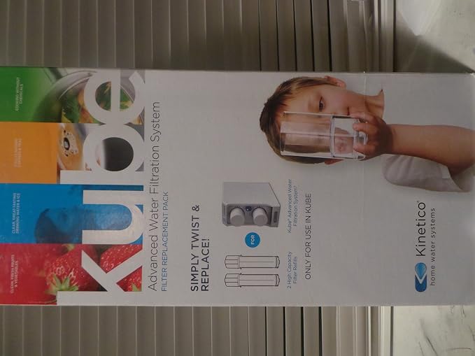 KUBE ADVANCED WATER FILTRATION SYSTEM REPLACEMENT FILTERS 2 PER BOX by Unknown