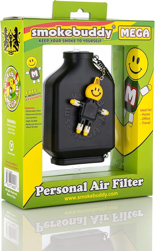 Smoke Buddy Mega Personal Air Purifier Cleaner Filter Removes Odor by Smokebuddy