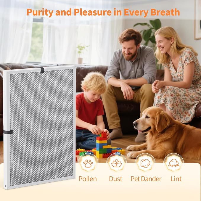 2-Pack 24x30x1 MERV 8 Reusable & Washable Electrostatic Air Filters - Image 7