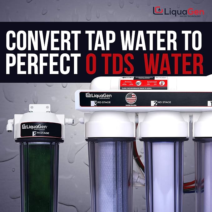 LiquaGen- Super Flow Reverse Osmosis & Deionization Water Filtration System- - Image 2