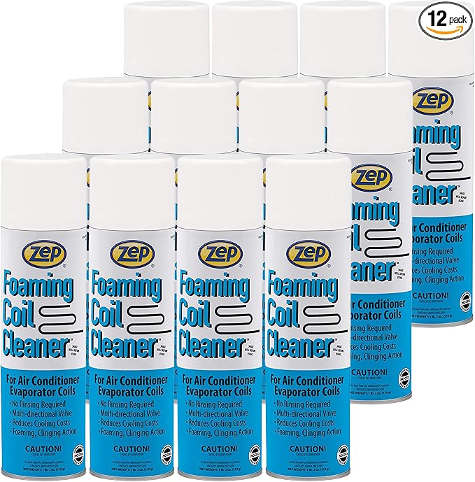 Zep Foaming Coil Cleaner - 20 oz - 20201 - Professional Strength Quickly Cleans by Zep