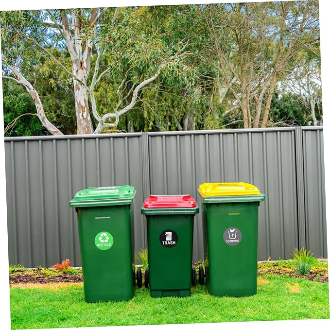 9pcs Trash Can Classification Stickers Recycling Labels - Image 3
