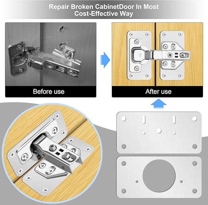 12-Pack Cabinet Hinge Repair Kit - Image 5