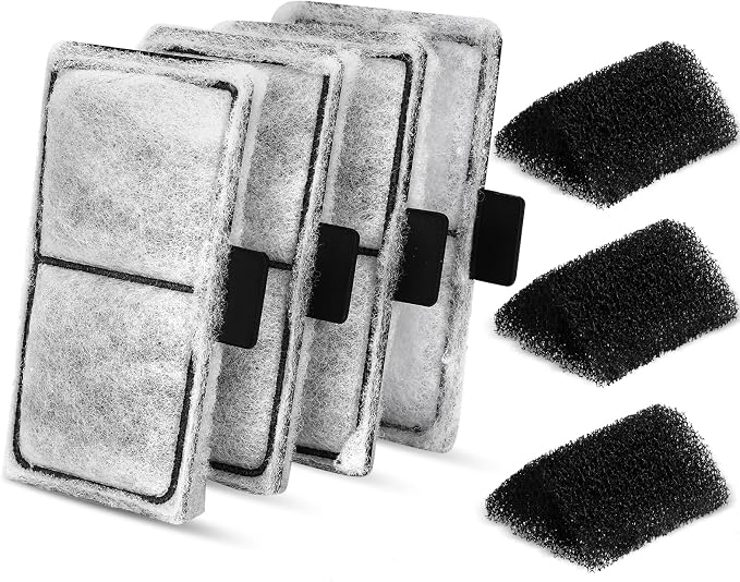 hygger HG009 Aquarium Filter Replacement Carbon Filter Cartridges 4 Pcs by hygger