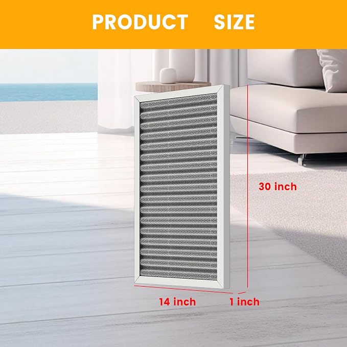 14x30x1 HVAC Furnace Air Filter, Lasts a Lifetime, the Last HVAC Filter You - Image 2