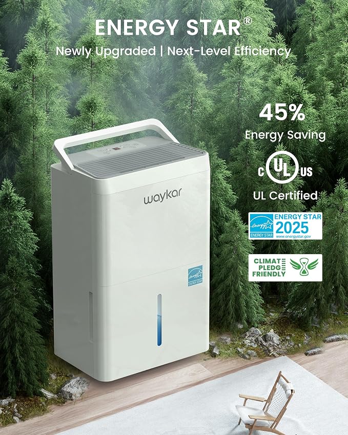 Waykar 150 Pint Energy Star Dehumidifier - Image 3
