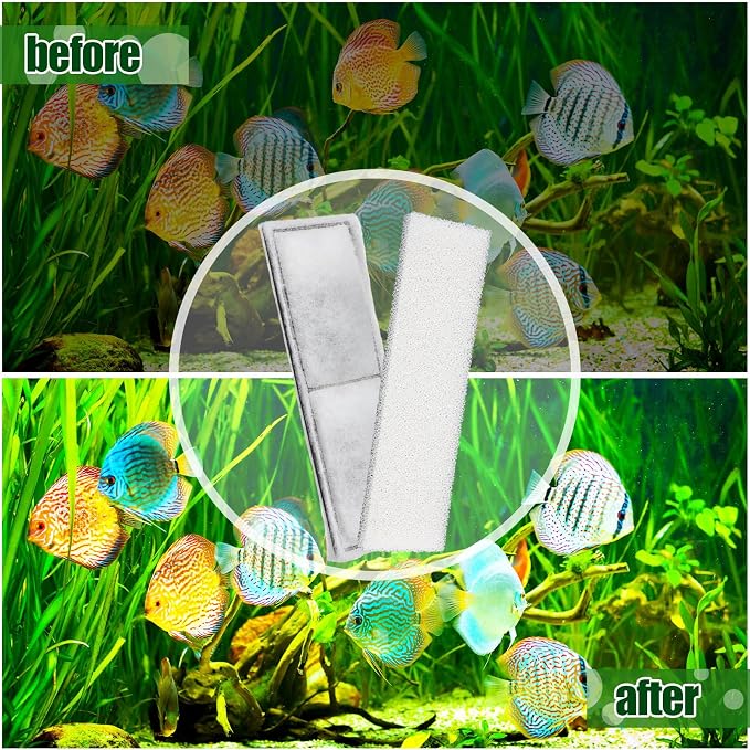 Pangda 24 Pcs Carbon Filter Foam Pads and Foam Filters Compatible - Image 6