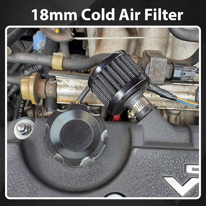 18mm Cold Air Intake Filter, Automotive Cold Air Breather Filter - Image 7