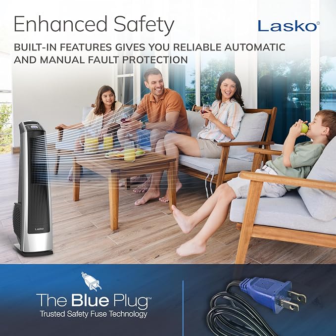 Lasko High Velocity Oscillating Tower Fan - Image 6
