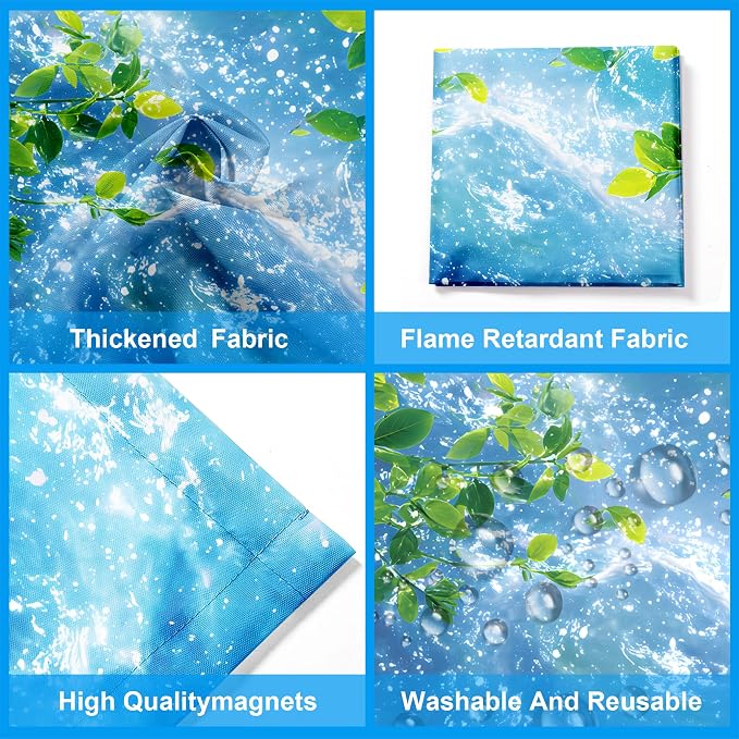 2 Pack Fluorescent Light Covers- 4 x 2 Feet Magnetic Ceiling Light Cover Room - Image 5