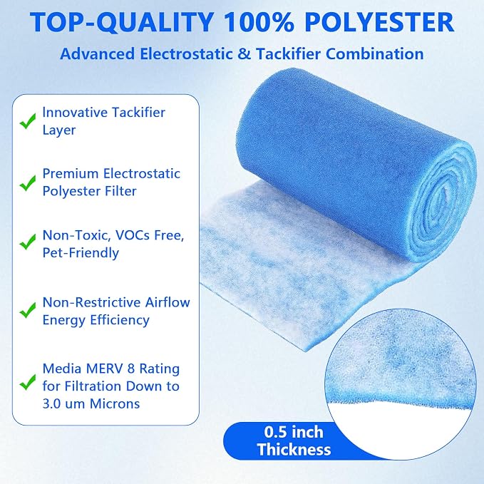 12x90 Inch Cut to Fit Air Filter Roll - Image 7