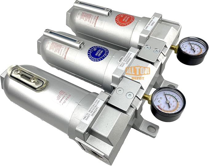 3/4" NPT SUPER DUTY Industrial Grade 3 Stages Filter Coalescing Desiccant Dryer - Image 4