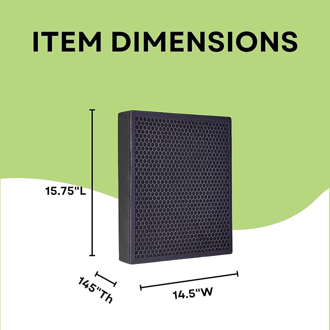 Nispira True HEPA Activated Carbon Pre Filter Replacement Compatible - Image 4