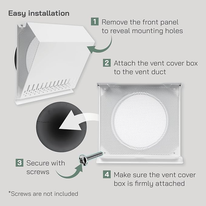 Vent Systems 8" Inch Air Supply Vent Cover - Image 4