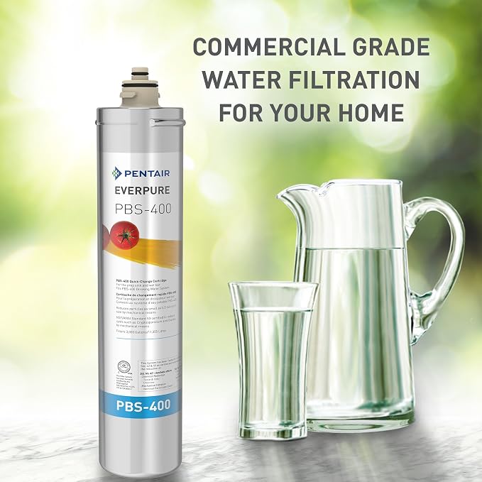 Pentair Everpure PBS-400 Drinking Water System, Includes Filter Head, Filter - Image 2