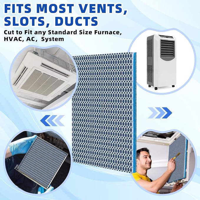 2 Pieces 8D Washable Air Filter Reusable Replacement Air Filter 30 x 20 Inch - Image 4