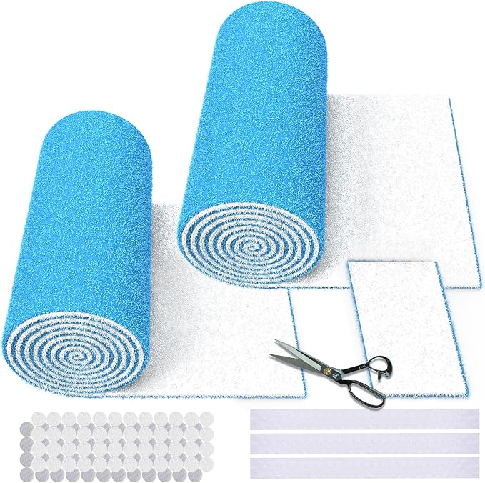 2PCS 12 x 120" Air Vent Filters, Cut-to-Size MERV 8 Filter Material, Triple by WAWINYAirVentFilters